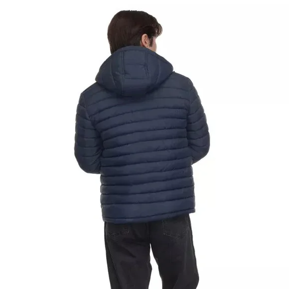 Rokka&Rolla Men's Midweight Puffer Jacket Hooded Coat